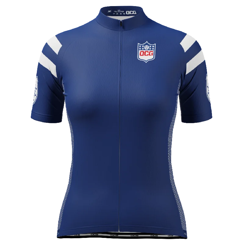 Women's Indianapolis Football Short Sleeve Cycling Jersey Cotton Jersey Tee