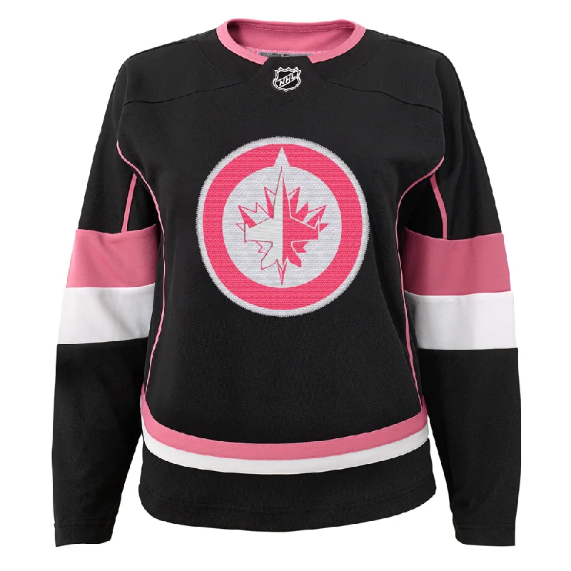 GIRLS YOUTH FASHION JERSEY BLACK Custom Jersey Tee