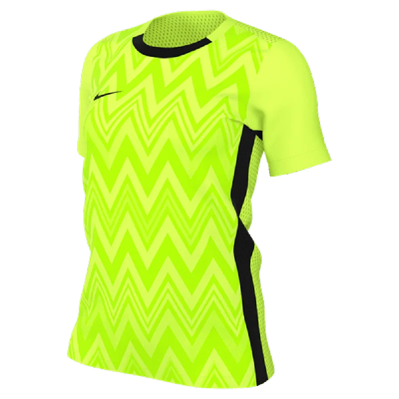 Nike Women's Dri-Fit Challenge V Jersey SS US Mustard Yellow Jersey Tee