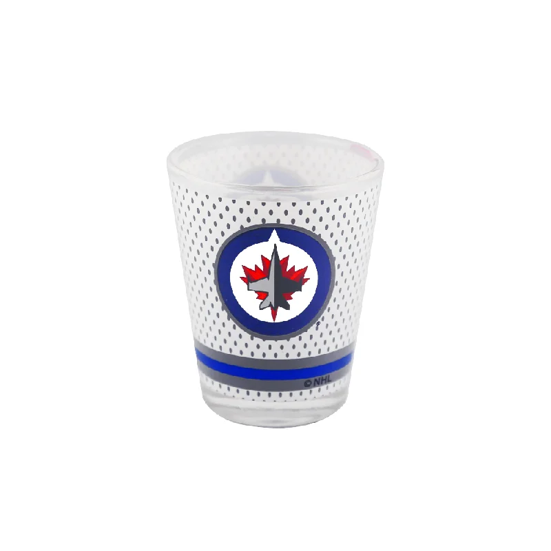 JERSEY SHOT GLASS - WHITE Holiday Jersey Tee