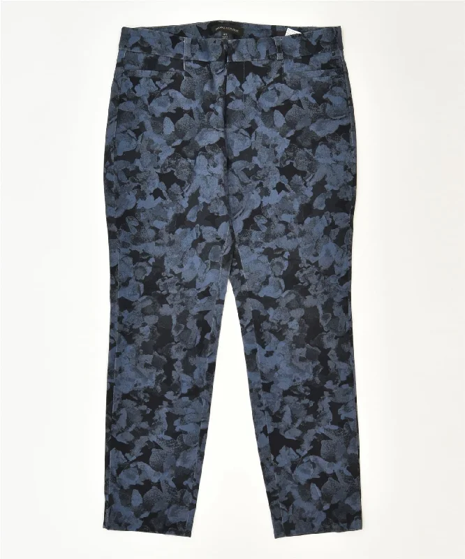 BANANA REPUBLIC Womens Crop Slim Trousers US 4 Small W28 L25 Blue Trousers versatile all-occasion