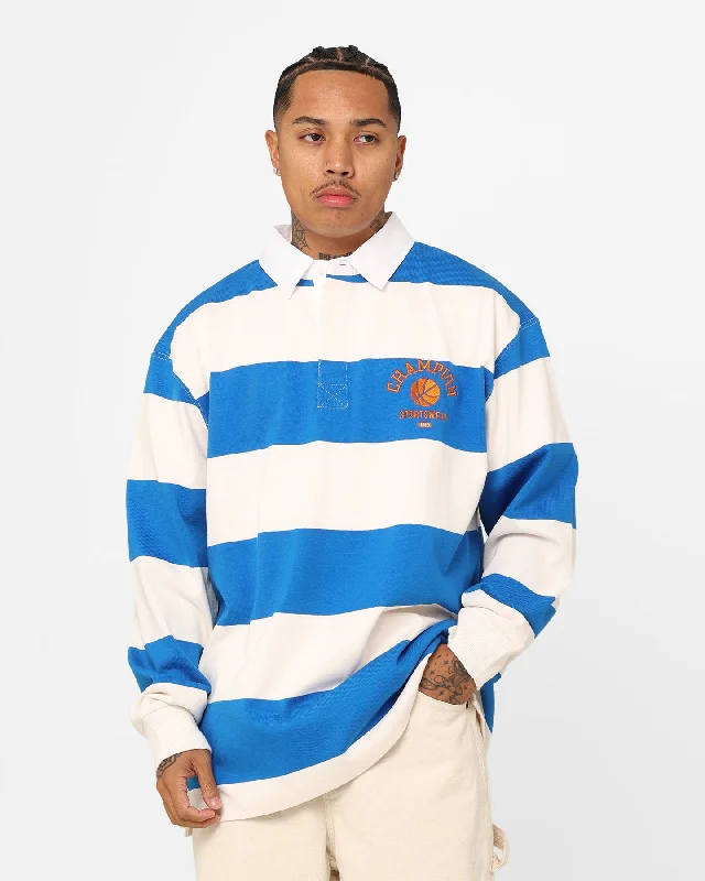 Champion Jersey Clubhouse Rugby Shirt Stripe Holiday Jersey Tee