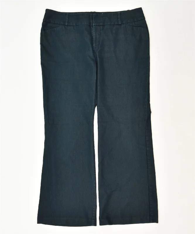 MOSSIMO Womens Bootcut Casual Trousers US 16 3XL W38 L31 Navy Blue Trousers Versatile Stylish