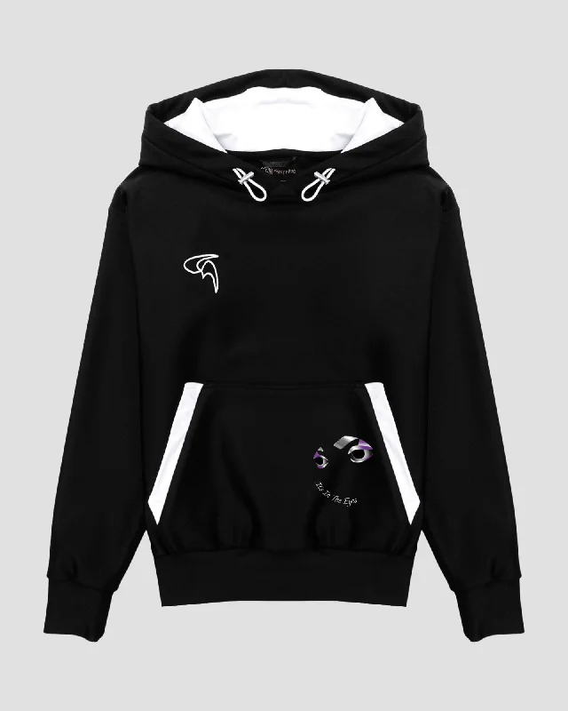 GoofyPRO Women's Cayton XTR Midweight Hoodie - It's in the Eyes - Limited Edition Hoodie with Hem Detail Decorative Unique GoofyPRO Women's Cayton XTR Midweight Hoodie - It's in the Eyes - Limited Edition Hoodie with Hem Detail Decorative Unique
