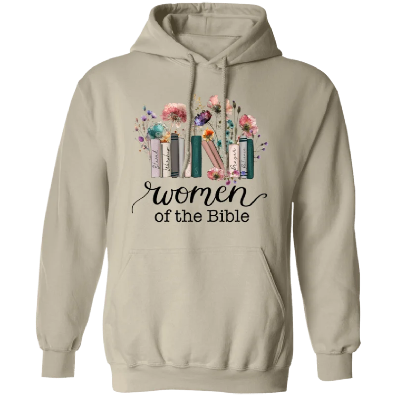 Women of the Bible Pullover Hoodie Hoodie with Tied Waist Feminine Flattering