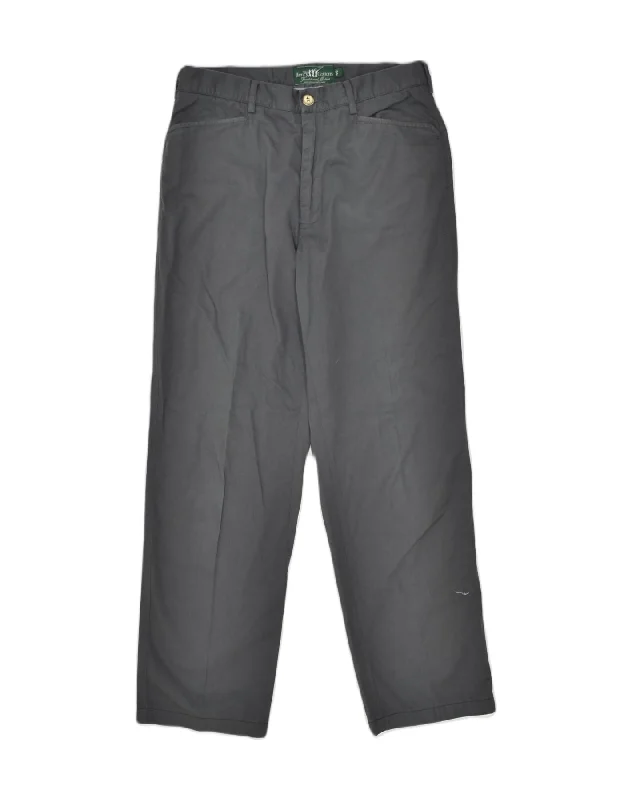 HENRY COTTONS Womens Straight Casual Trousers IT 46 Large W33 L28 Grey Trousers chic fashionable HENRY COTTONS Womens Straight Casual Trousers IT 46 Large W33 L28 Grey Trousers chic fashionable