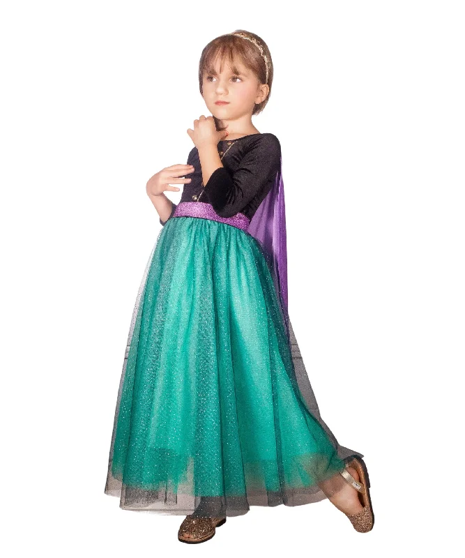 The Winter Princess To Queen Coronation Costume Dress Tunics Gym athletic