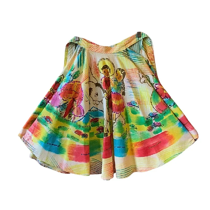 Mexican Skirt/XS vintage skirt charm