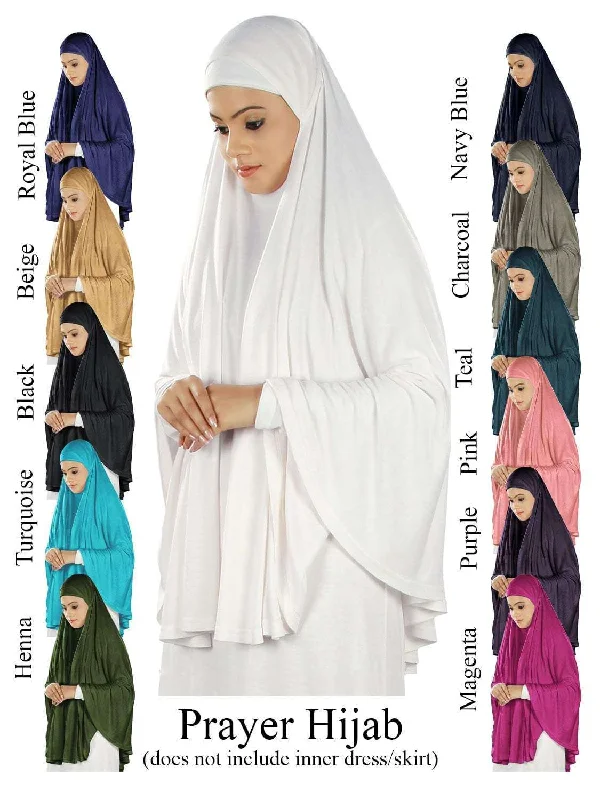 Dua Prayer Khimar - Soft Viscose Jersey Custom Jersey Tee