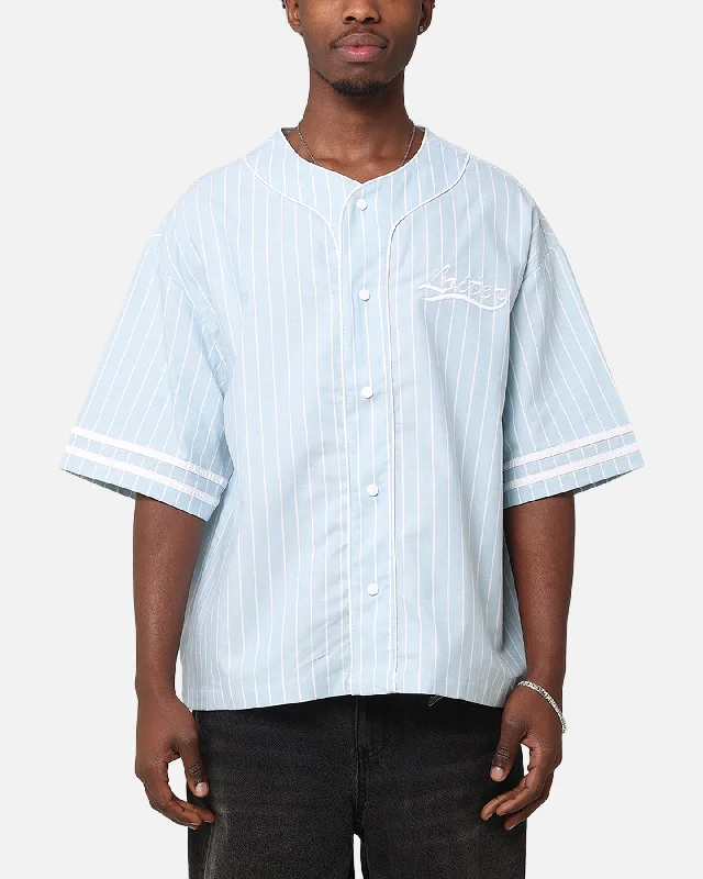 Loiter Outfield Jersey Blue Pin Stripe Exclusive Jersey Tee