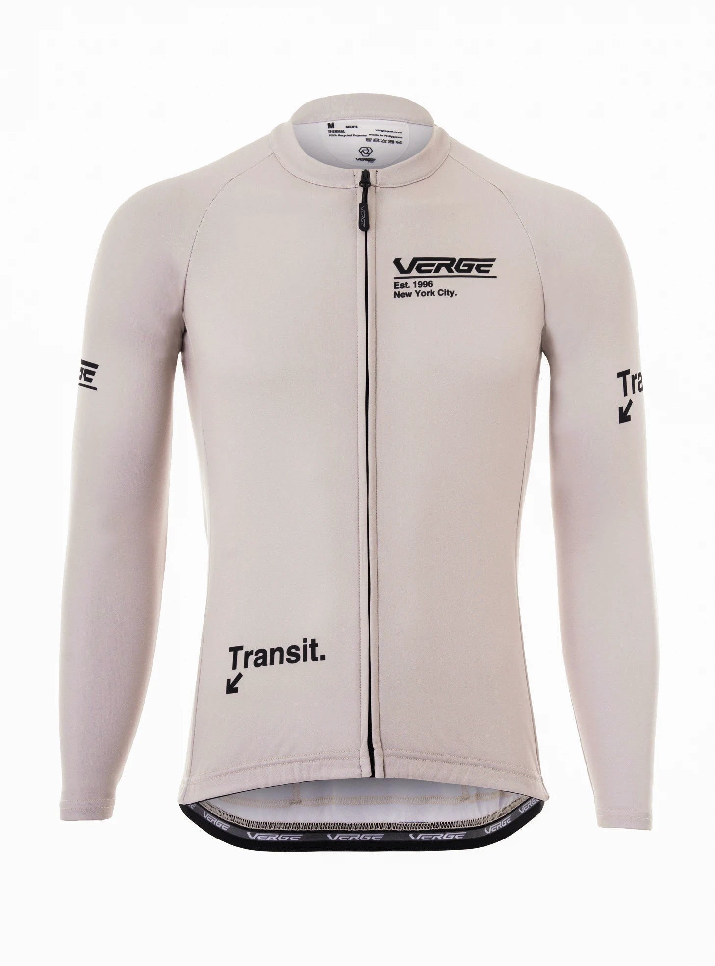 THERMAL LS JERSEY - WOMEN - CONCRETE TRANSIT Geometric Jersey Top