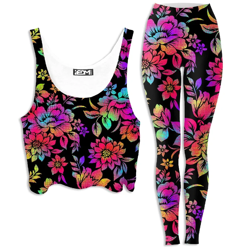 Nature's Candy Crop Top and Leggings Combo Modern Contemporary Chic