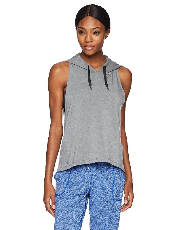 Under Armour Women's Modal Terry Hoodie Vest, Steel Fade, XX-Large Hoodie with Frayed Bohemian Relaxed Under Armour Women's Modal Terry Hoodie Vest, Steel Fade, XX-Large Hoodie with Frayed Bohemian Relaxed
