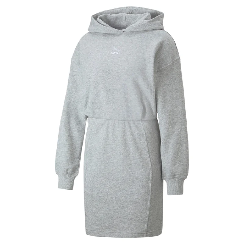 Classics Long Sleeve Hoodie Dress Hoodie with V-Neck Classic Versatile