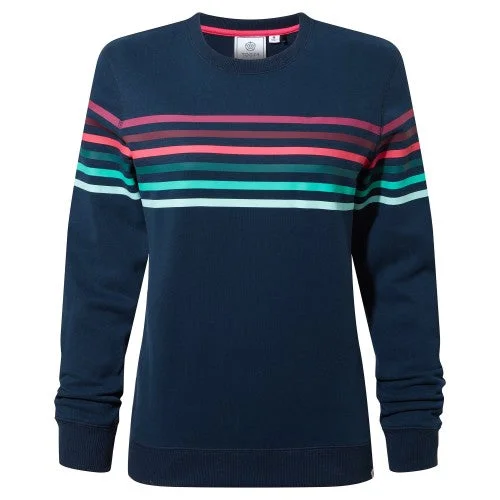 TOG24 Womens/Ladies Bayman Sweatshirt Hoodie with Metallic Shiny Futuristic