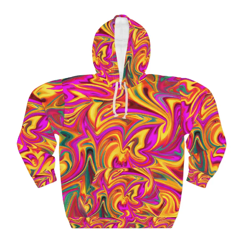 Electric Daisy Carnival Unisex Pullover Hoodie Hoodie with Set-In Sleeves Structured Classic