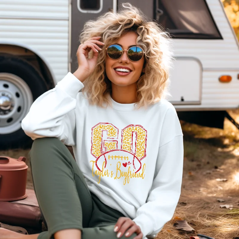 Hazel Blues® | Go Taylor's Boyfriend Graphic Sweatshirt Hoodie with Hem Drawcord Adjustable Customizable Hazel Blues® | Go Taylor's Boyfriend Graphic Sweatshirt Hoodie with Hem Drawcord Adjustable Customizable