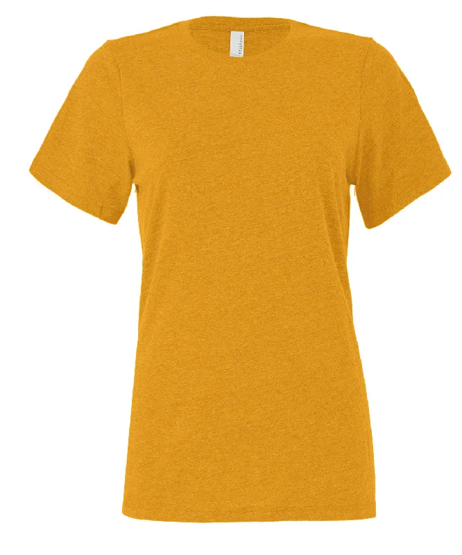 Heather Mustard - Women's relaxed Jersey short sleeve tee Handmade Jersey Tee