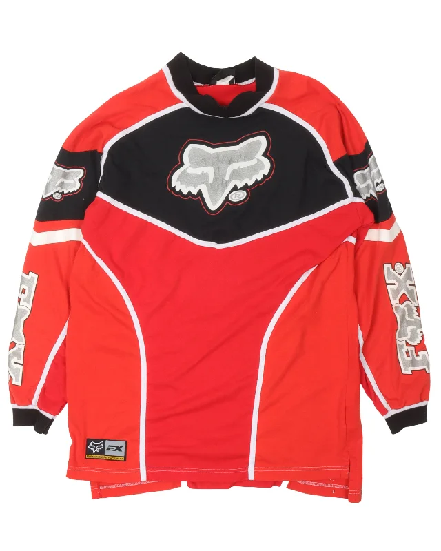 Fox Racing Motocross Racing Jersey Vintage Jersey Tee