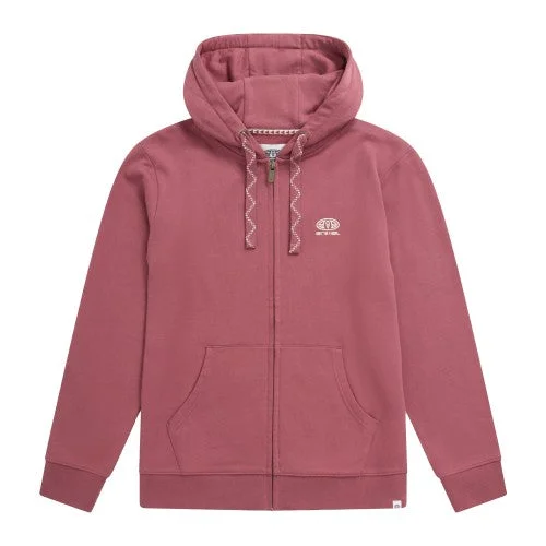 Animal Womens/Ladies Maya Organic Full Zip Hoodie Hoodie with Stripes Bold Sporty