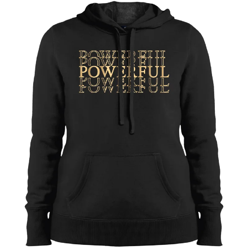 Powerful Ladies' Pullover Hooded Sweatshirt Graphic Hoodie Design Print