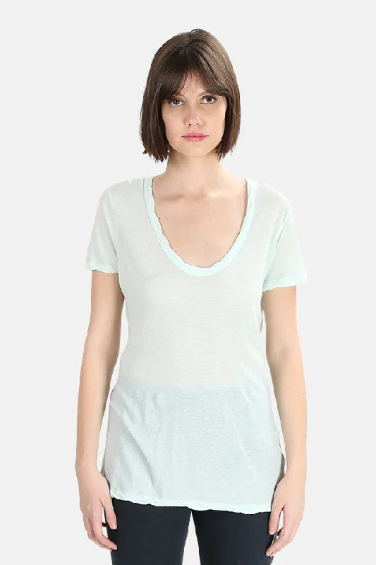 Mint V::Room Jersey Tee Scoop Neck Jersey Top