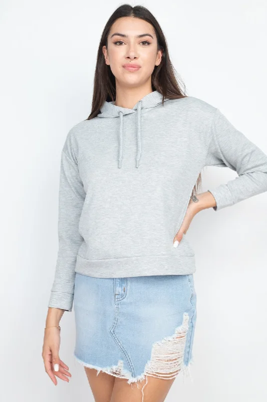 Self-tie Drawstrings Hoodie Hoodie with Magnetic Closure Innovative Modern