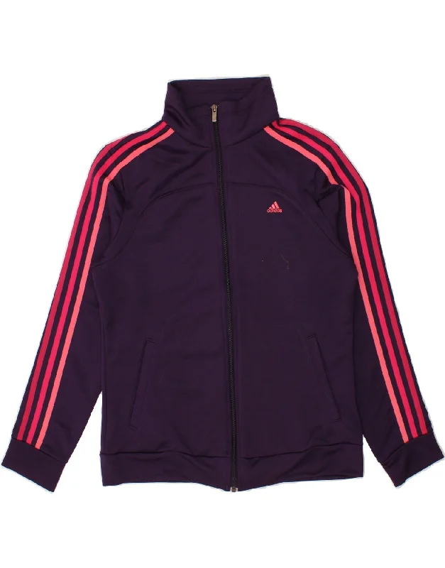 ADIDAS Womens Climalite Tracksuit Top Jacket UK 12/14 Medium Purple Bomber Jacket Anorak Windbreaker ADIDAS Womens Climalite Tracksuit Top Jacket UK 12/14 Medium Purple Bomber Jacket Anorak Windbreaker