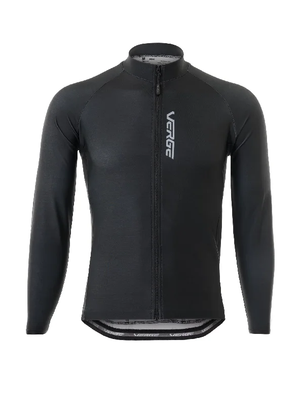 SOLIDS ZIMA 3.0 LS JERSEY - WOMEN - BLACK One Shoulder Jersey Shirt