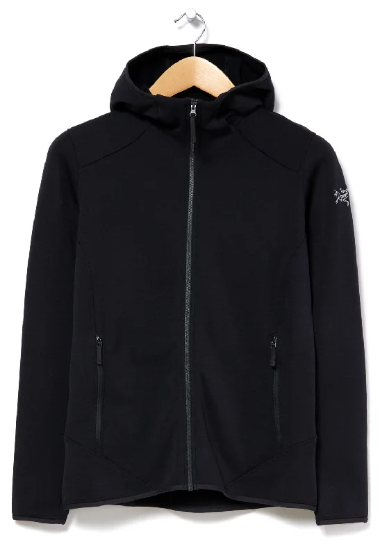 Arc'teryx Kyanite Women's Hoodie - Black Hoodie with Sequins Glamorous Eye-catching