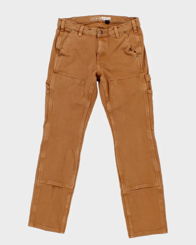 Carhartt Relaxed Fit Double Knee Trousers - W30 L28 Trousers Yoga Stretchy