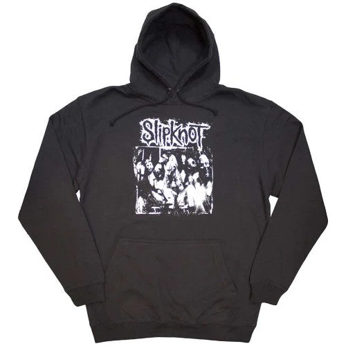 Slipknot Unisex Adult Album Splatter Back Print Hoodie Hoodie with Ribbed Neckline Snug Warm