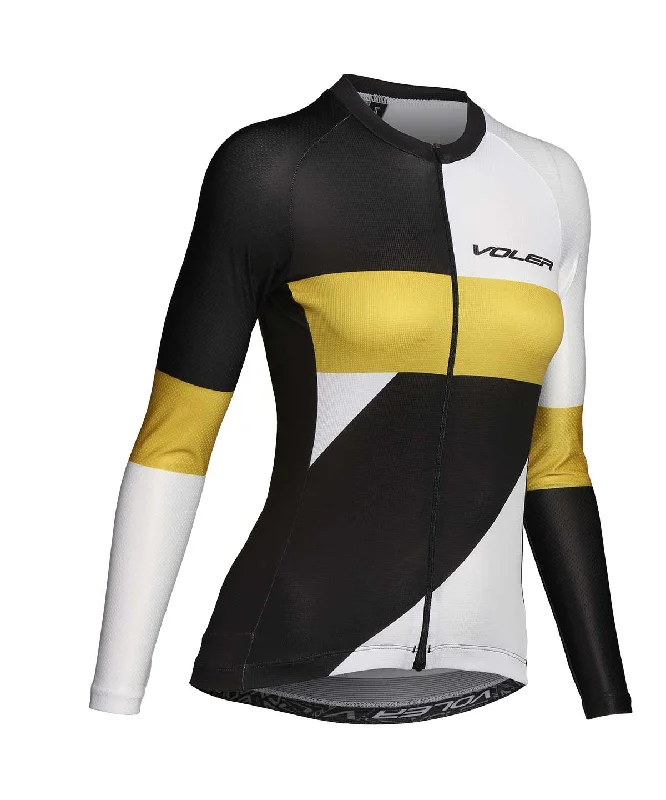 W. VELOCITY LS JERSEY - TEAM VOLER Turquoise Jersey Tee