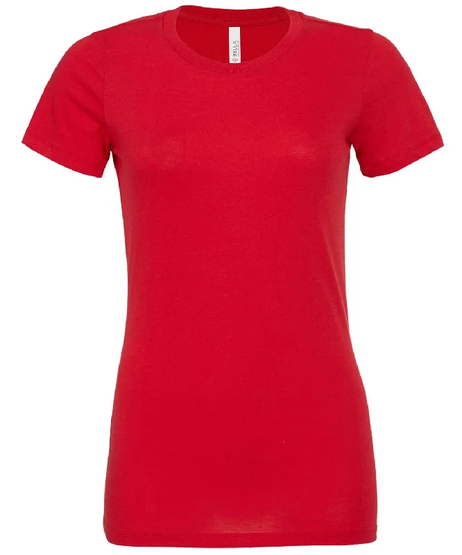 Red - Women's relaxed Jersey short sleeve tee Retro Jersey Tee