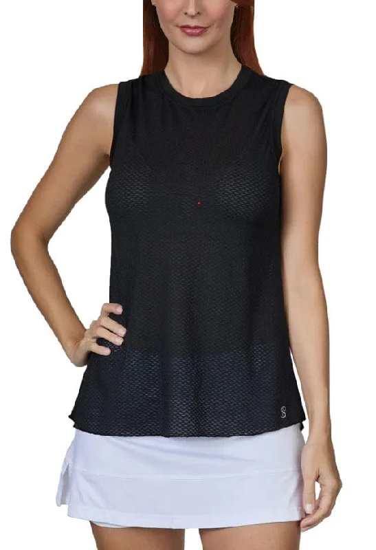 Sofibella Womens's Sleeveless Airflow Tennis Tank Top essential tank top
