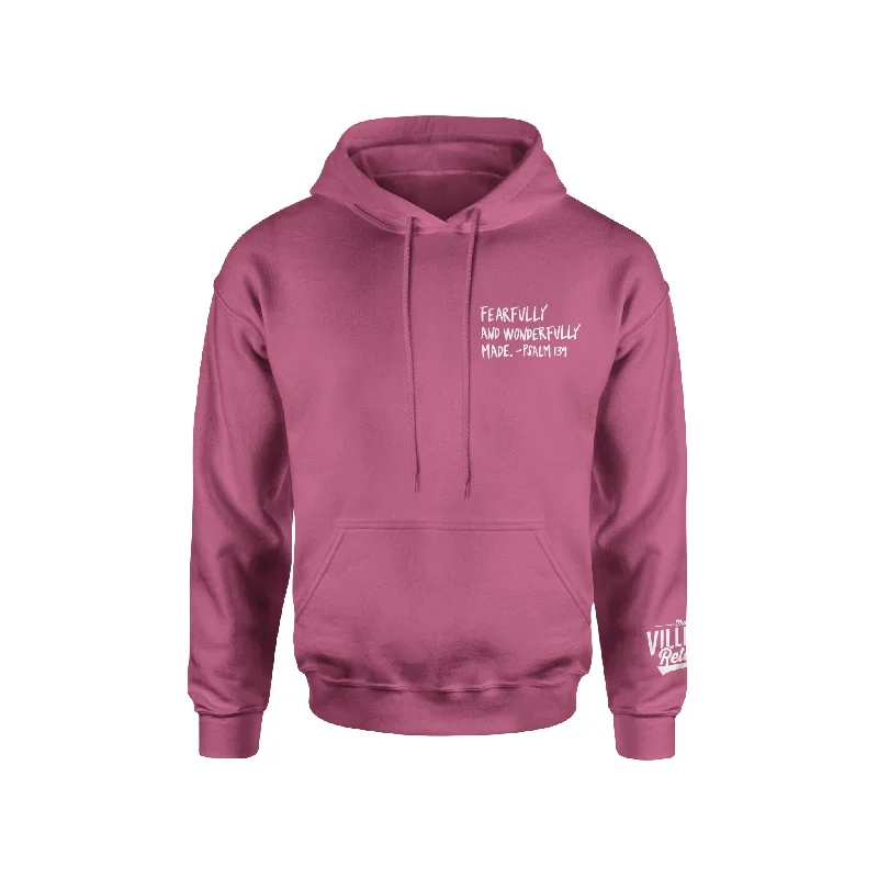 Fearfully and Wonderfully Made Hoodie Hoodie with Camouflage Military Edgy