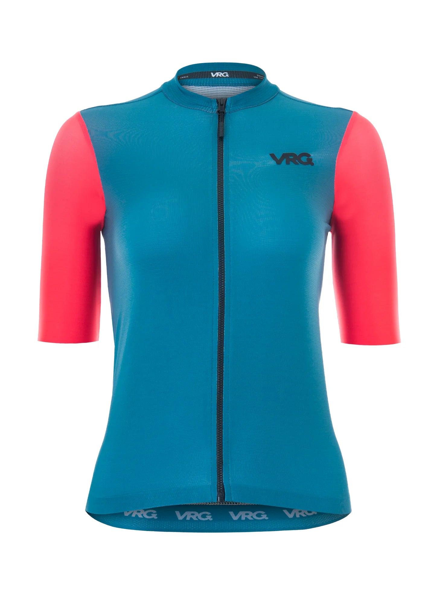 138 VRG JERSEY CORAL-PETROL/BLUE-STONE - WOMEN Animal Print Jersey Tee