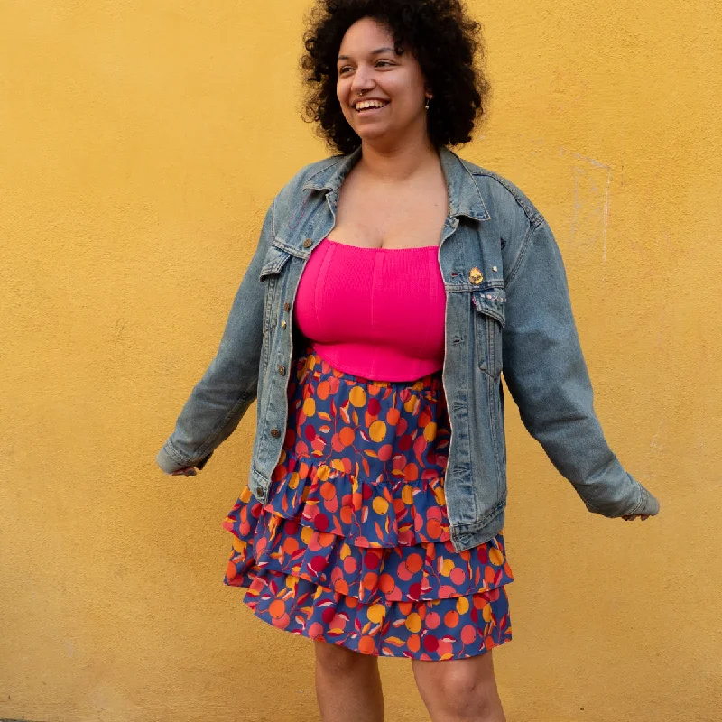 SANTIAGO - Skirt - Women 32-52 - PDF Sewing Pattern a-line skirt cut