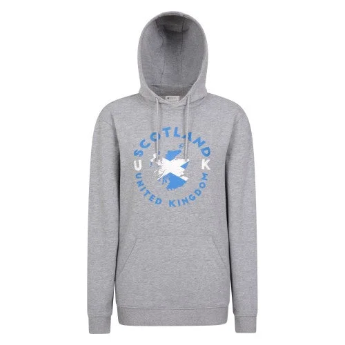 Mountain Warehouse Womens/Ladies Scottish Flag Overhead Hoodie Hoodie with Emblem Brand Identity