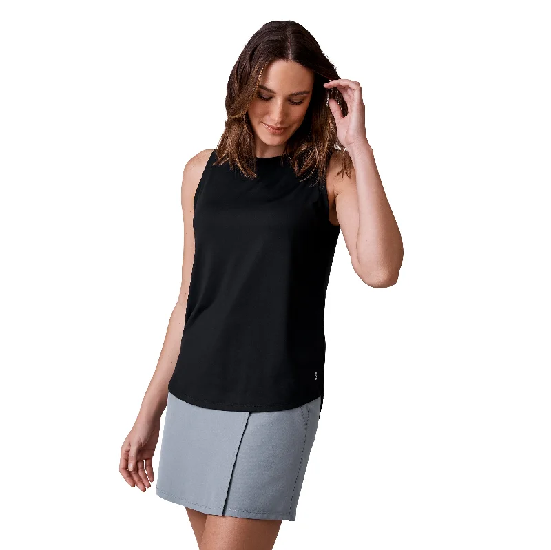 Free Country Women's Microtech Chill Long Tank Top basic tank top