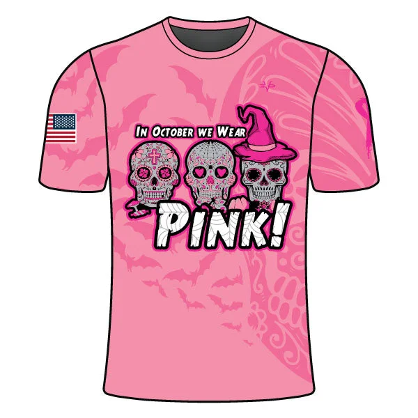 Evo9x WEAR PINK IN OCTOBER Crew Neck Short Sleeves Jersey For Men in Pink Color Casual Jersey Blouse