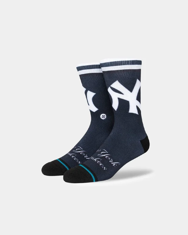 Stance New York Yankees BP Jersey Socks Navy Recycled Jersey Tee