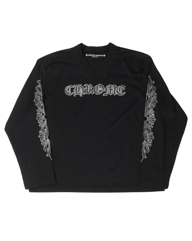 Mesh Warm Up Jersey Ribbed Jersey Tee