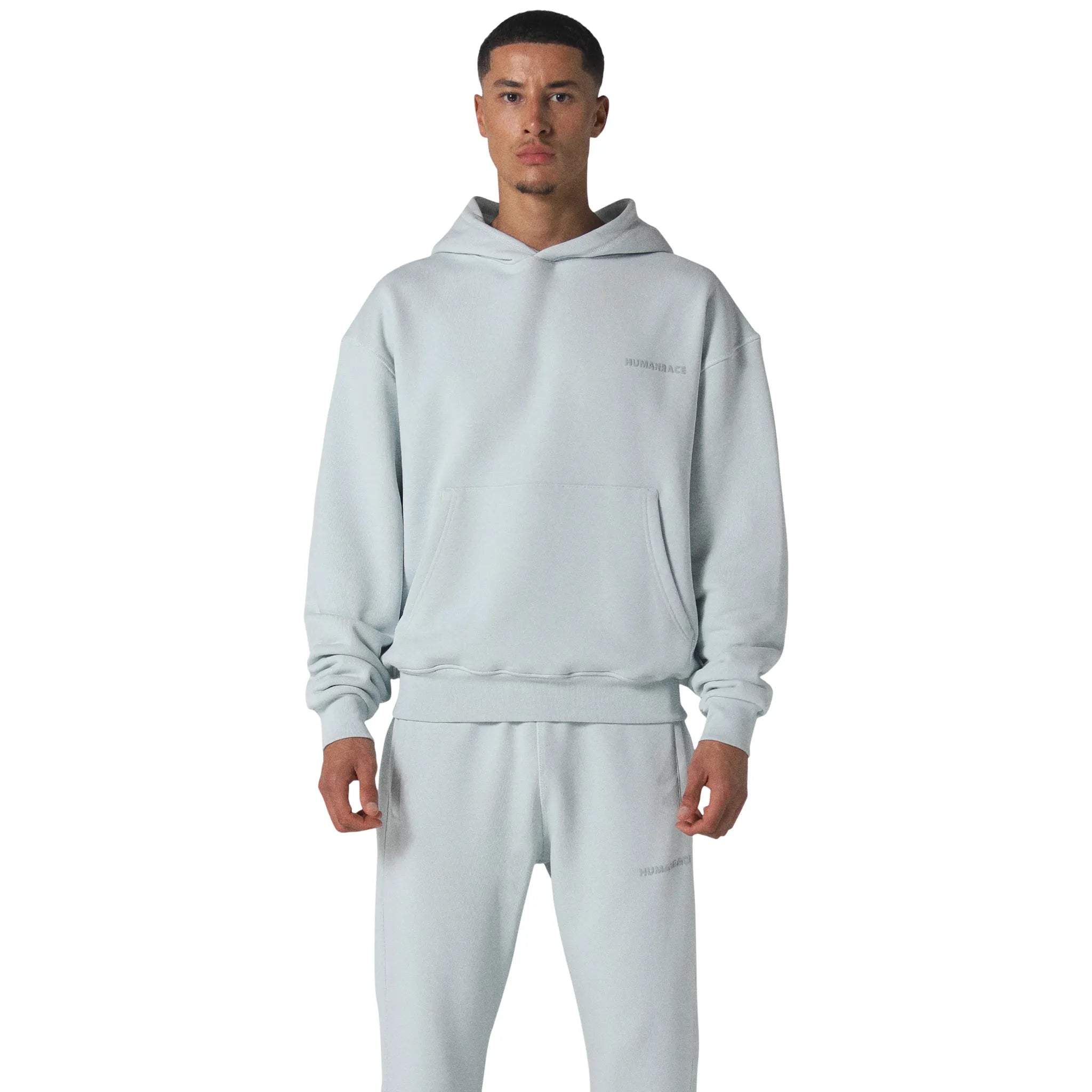 Human Race Erisi Soft Blue Hoodie Hoodie with Zipper Versatile Modern
