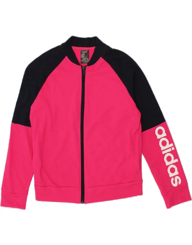 ADIDAS Womens Graphic Tracksuit Top Jacket UK 16/18 Large Pink Colourblock Plaid Jacket Tartan Jacket Houndstooth Jacket ADIDAS Womens Graphic Tracksuit Top Jacket UK 16/18 Large Pink Colourblock Plaid Jacket Tartan Jacket Houndstooth Jacket