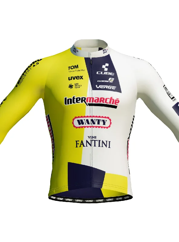 INTERMARCHÉ-WANTY OFFICIAL TEAM THERMAL LONG SLEEVE JERSEY - WOMEN Royal Blue Jersey Shirt