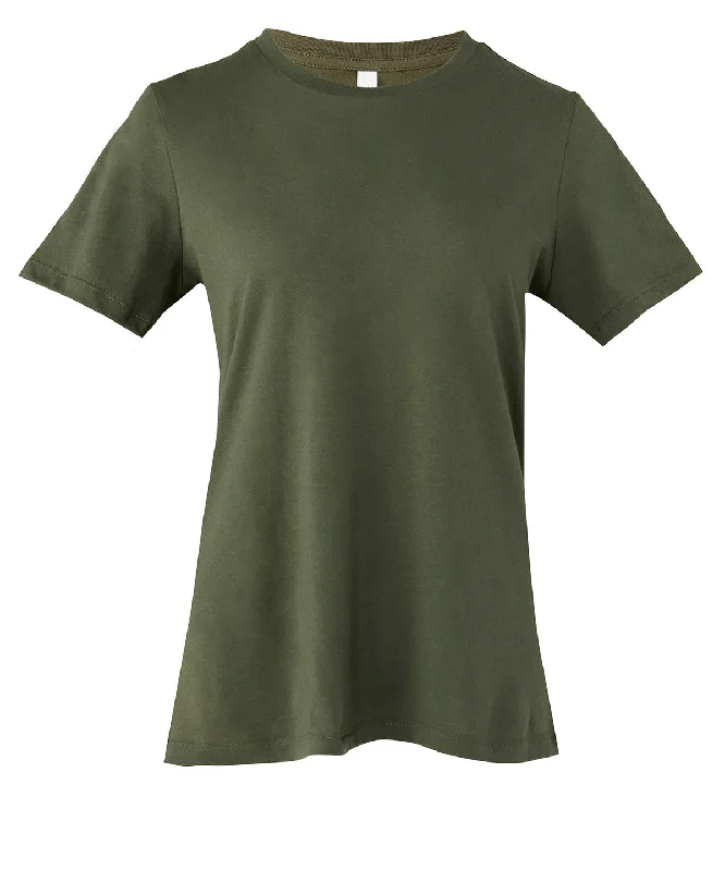 Military Green - Women's relaxed Jersey short sleeve tee Bamboo Jersey Tee