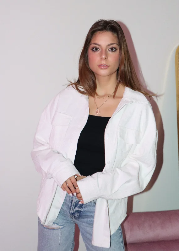 Say What You Mean Jacket ★ White Wool Jacket Cashmere Jacket Tweed Jacket