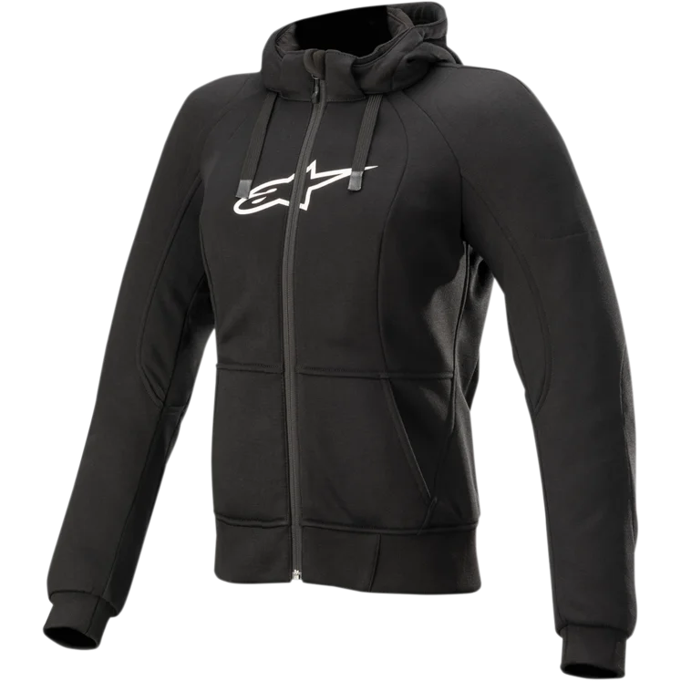 Alpinestars Stella Chrome Sport Armored Hoodie Hoodie with High Neck Warm Protective
