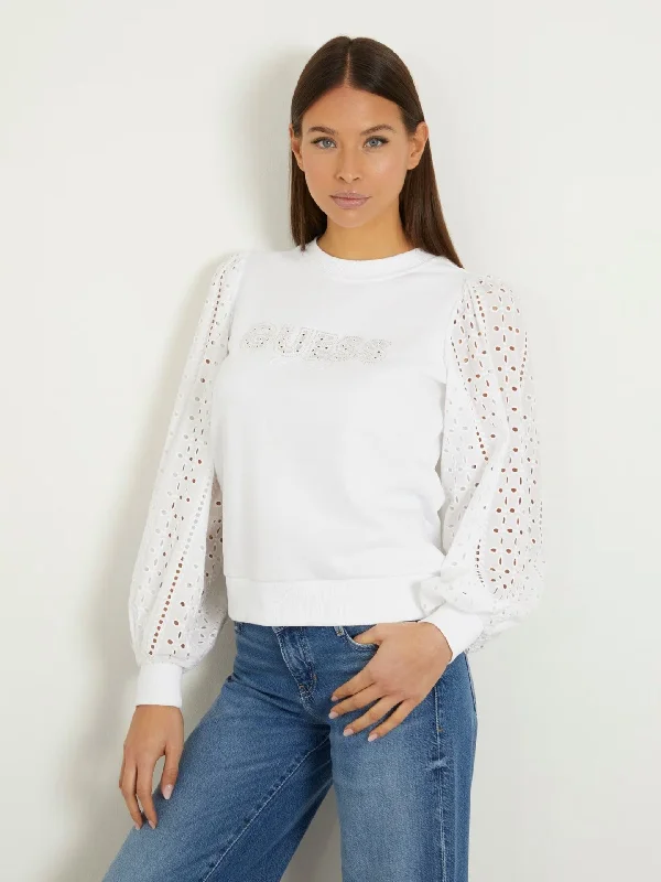 SANGALLO SWEATSHIRT Hoodie with Hem Patch Decorative Personalized